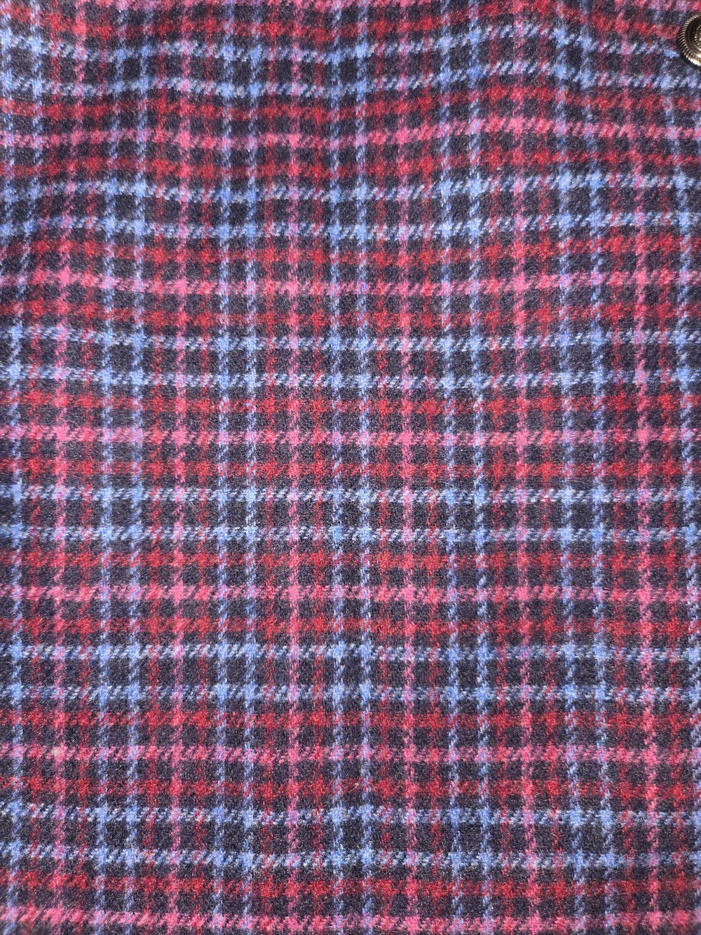 Talbots Red and Blue Plaid Mini Skirt